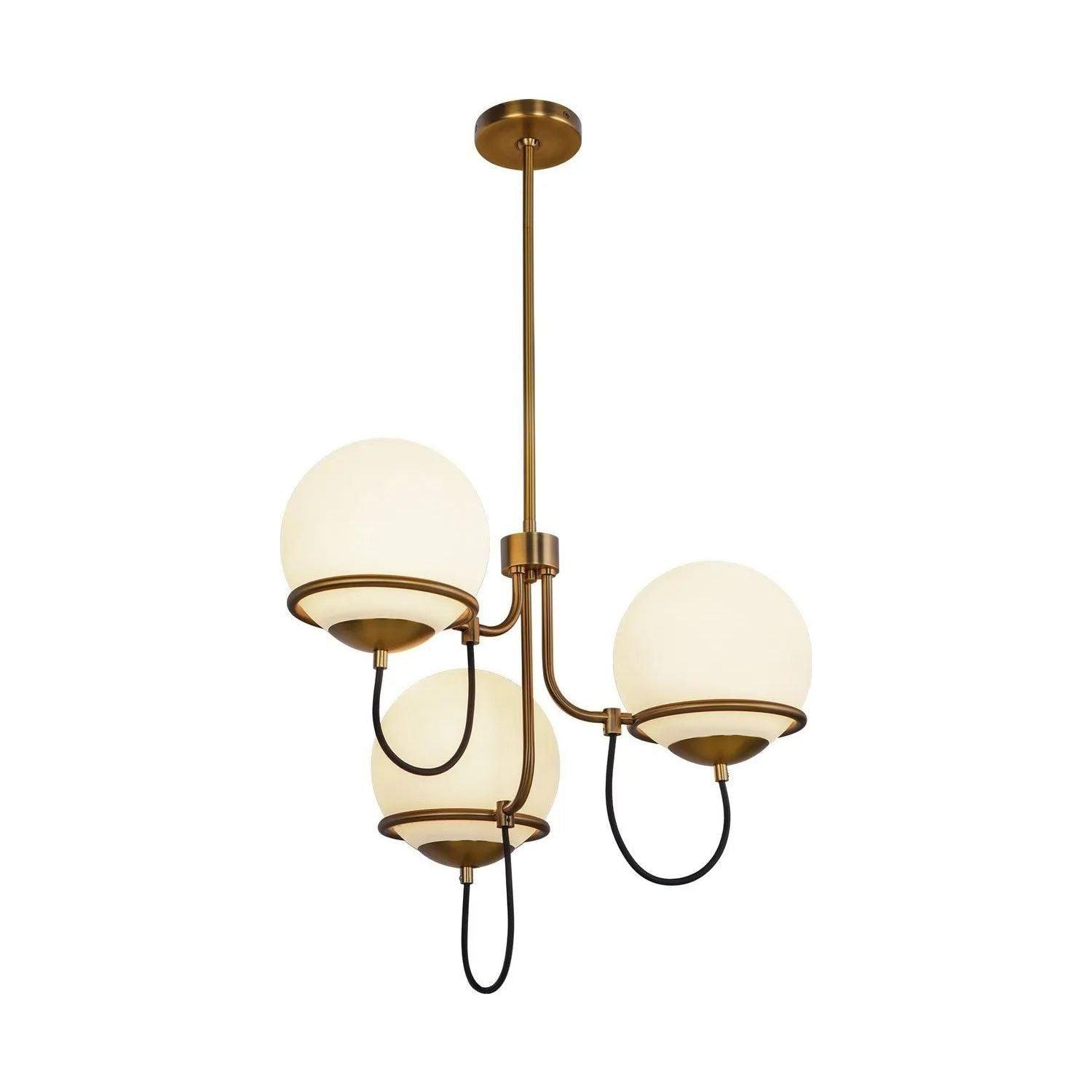Alora Lighting - Alba Chandelier - CH458323AGOP - Canada Light Shop