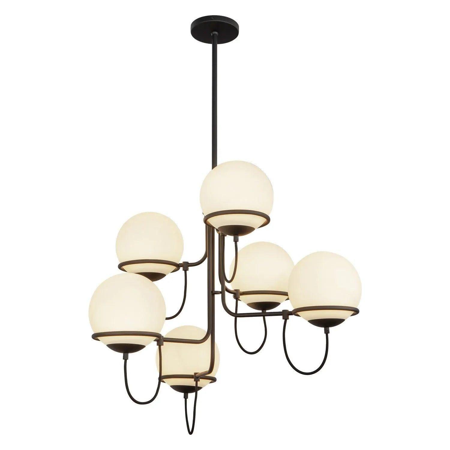 Alora Lighting - Alba Chandelier - CH458632MBOP - Canada Light Shop