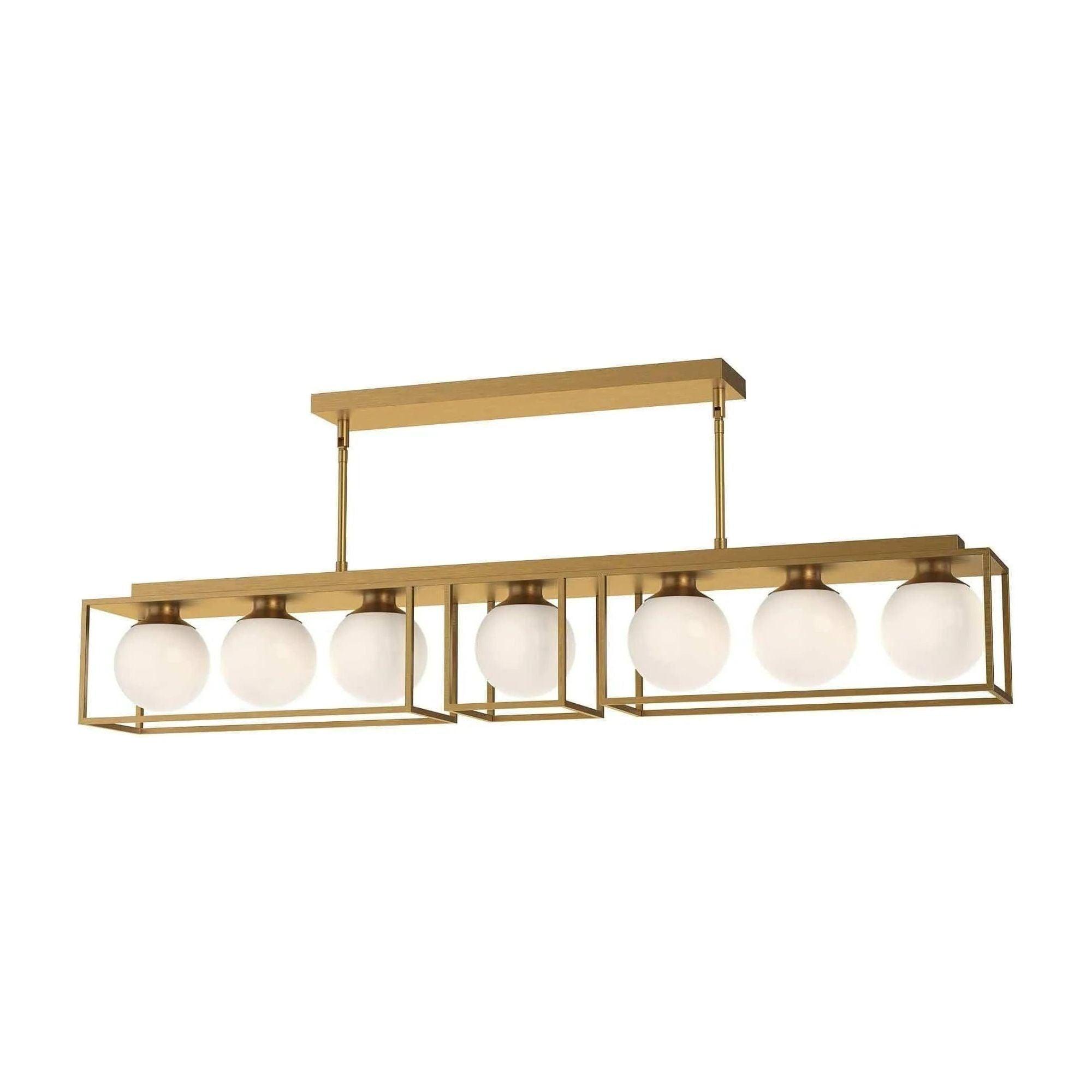Alora Lighting - Amelia Linear Pendant - LP519748AGOP - Canada Light Shop