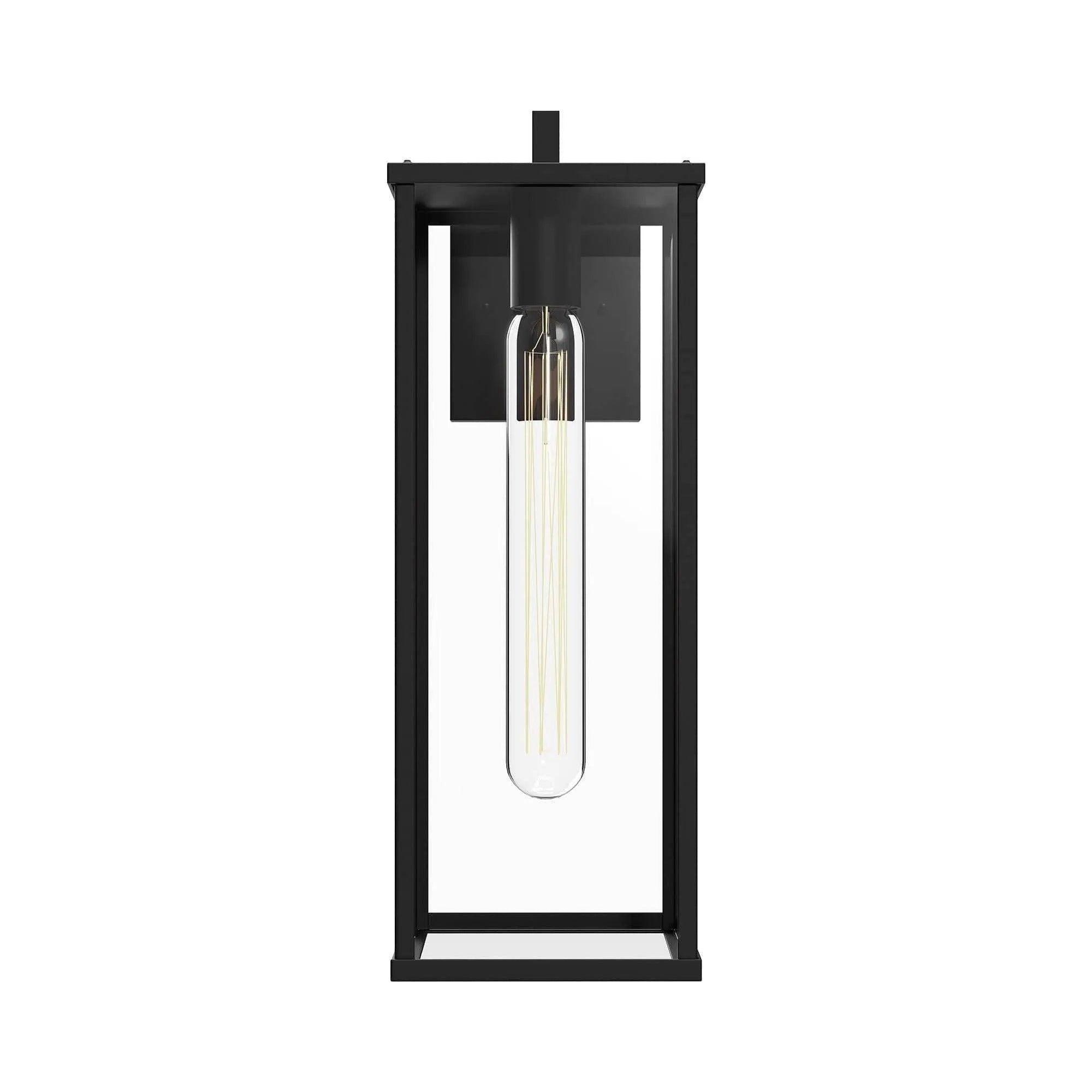 Alora Lighting - Brentwood Exterior Wall Mount - EW652707BKCL - Canada Light Shop