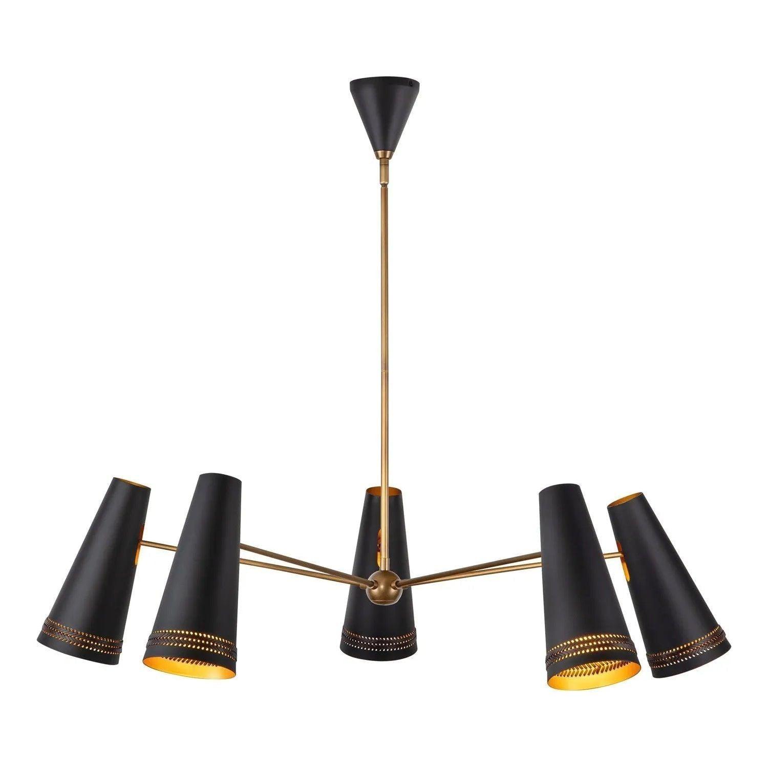 Alora Lighting - Brickell Chandelier - CH342545MBHL - Canada Light Shop
