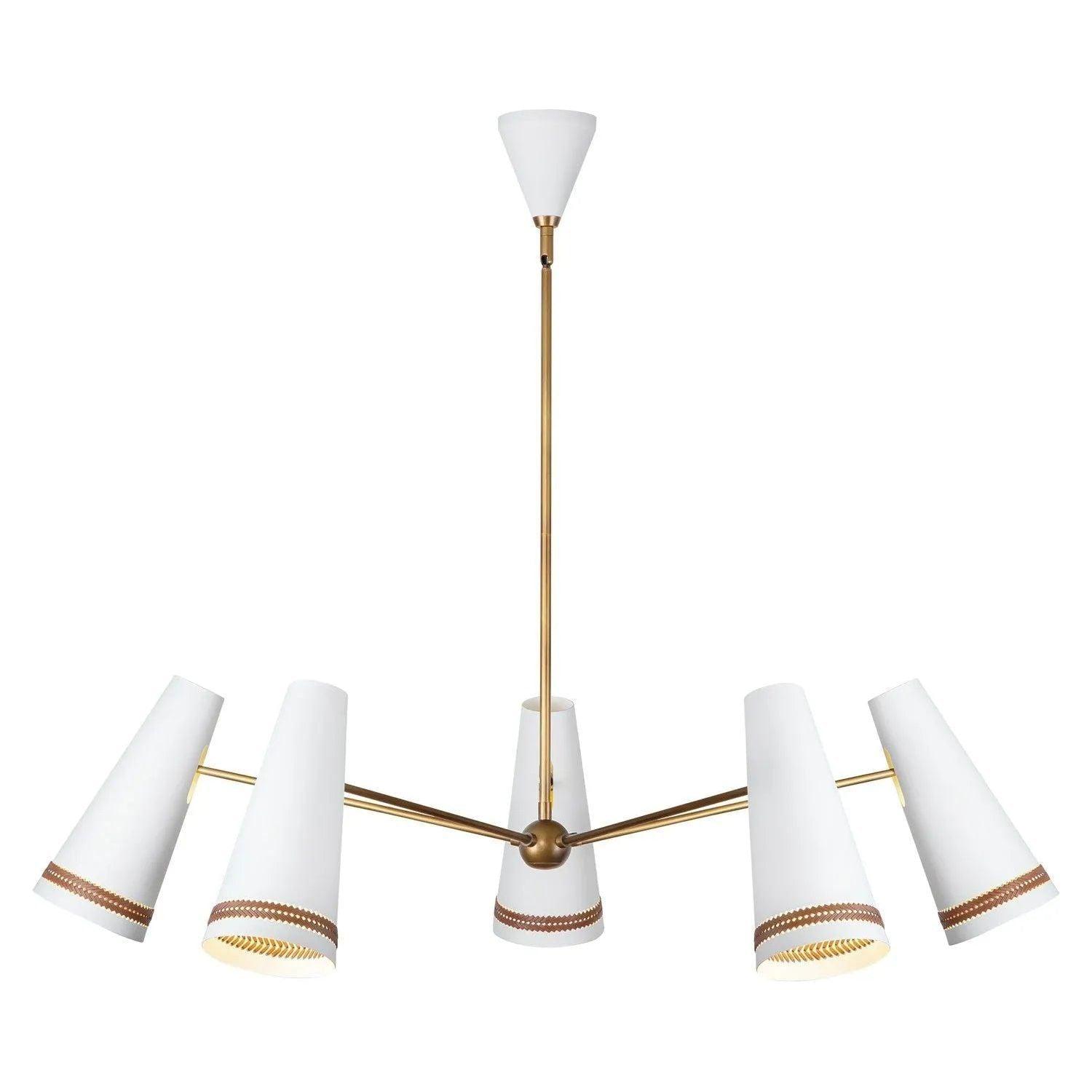 Alora Lighting - Brickell Chandelier - CH342545MWHL - Canada Light Shop