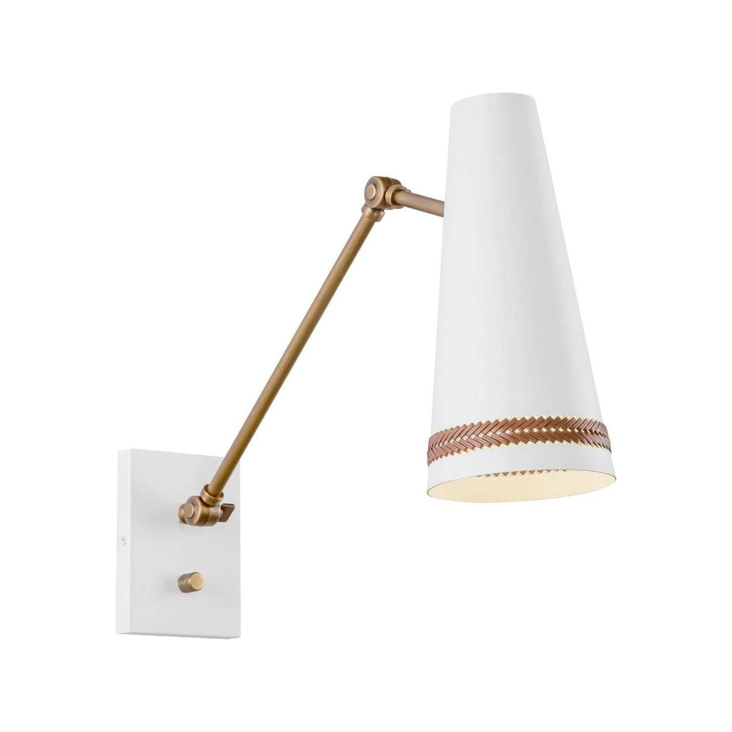 Alora Lighting - Brickell Wall Sconce - WV342105MWHL - Canada Light Shop