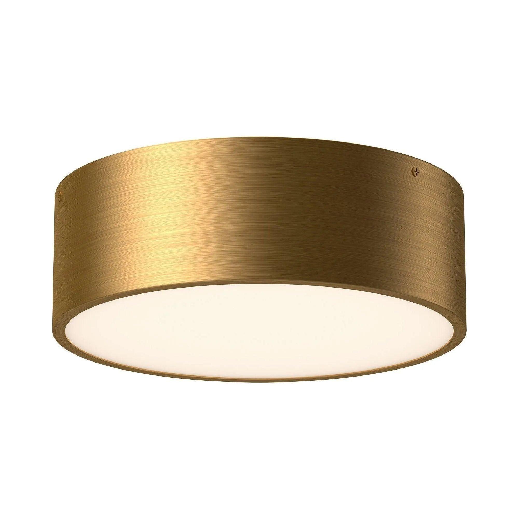 Alora Lighting - Brisbane Flush Mount - FM556012AG - Canada Light Shop