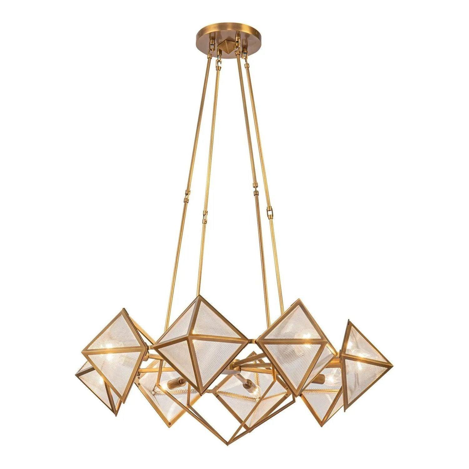 Alora Lighting - Cairo Chandelier - CH332830VBCR - Canada Light Shop