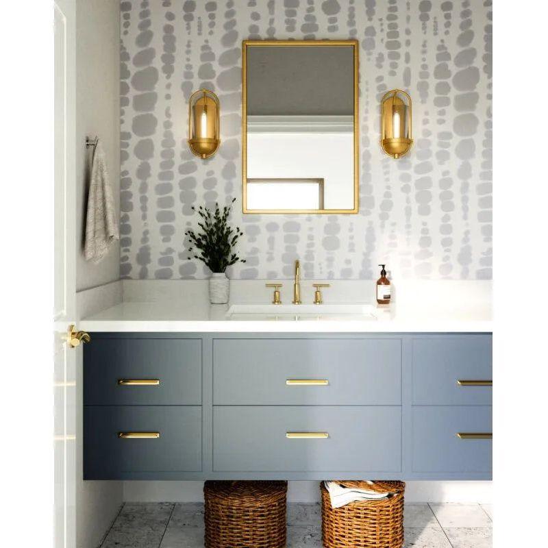 Alora Lighting - Cyrus Flush Mount - FM539008AGCL - Canada Light Shop