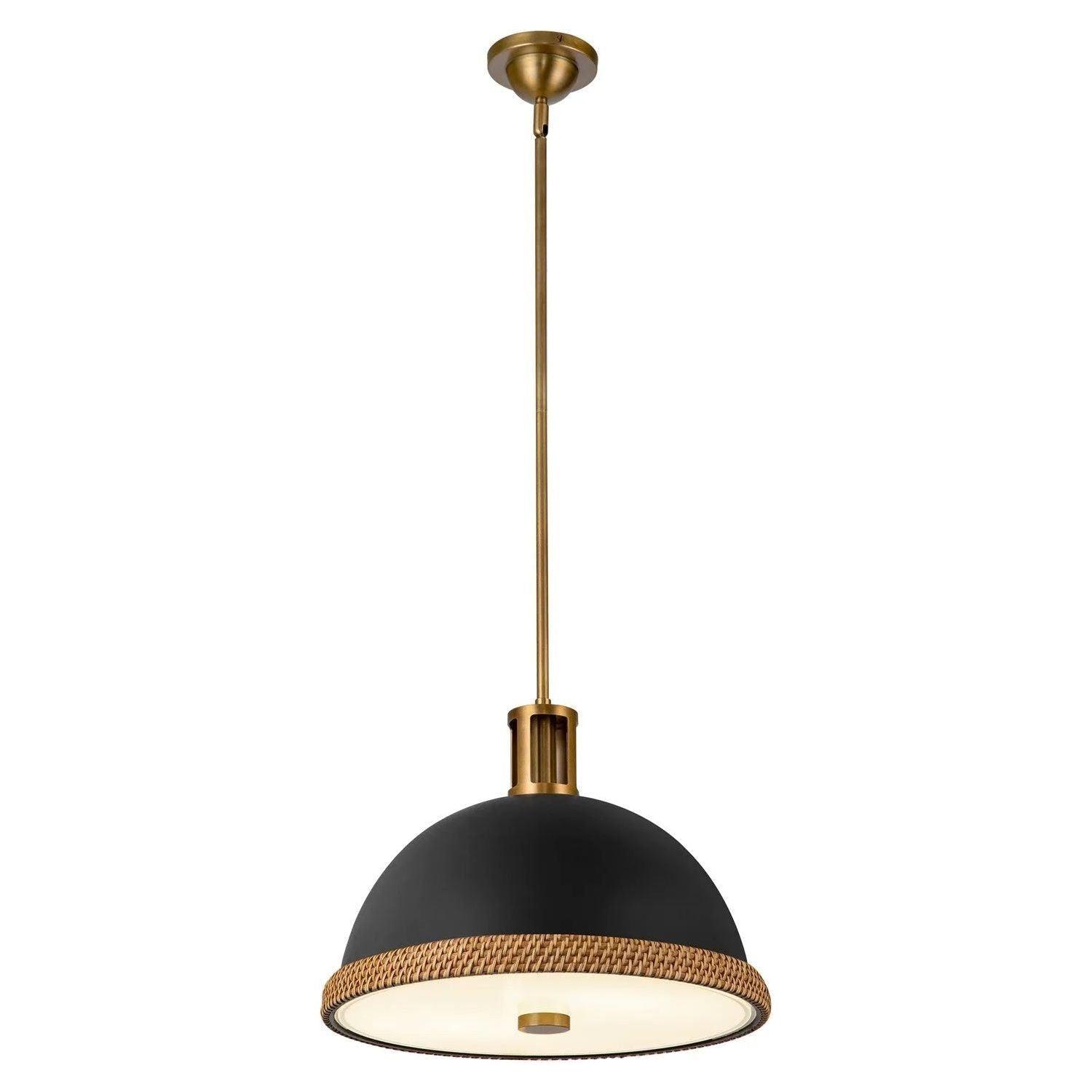 Alora Lighting - Doral Pendant - PD331016MBVB - Canada Light Shop