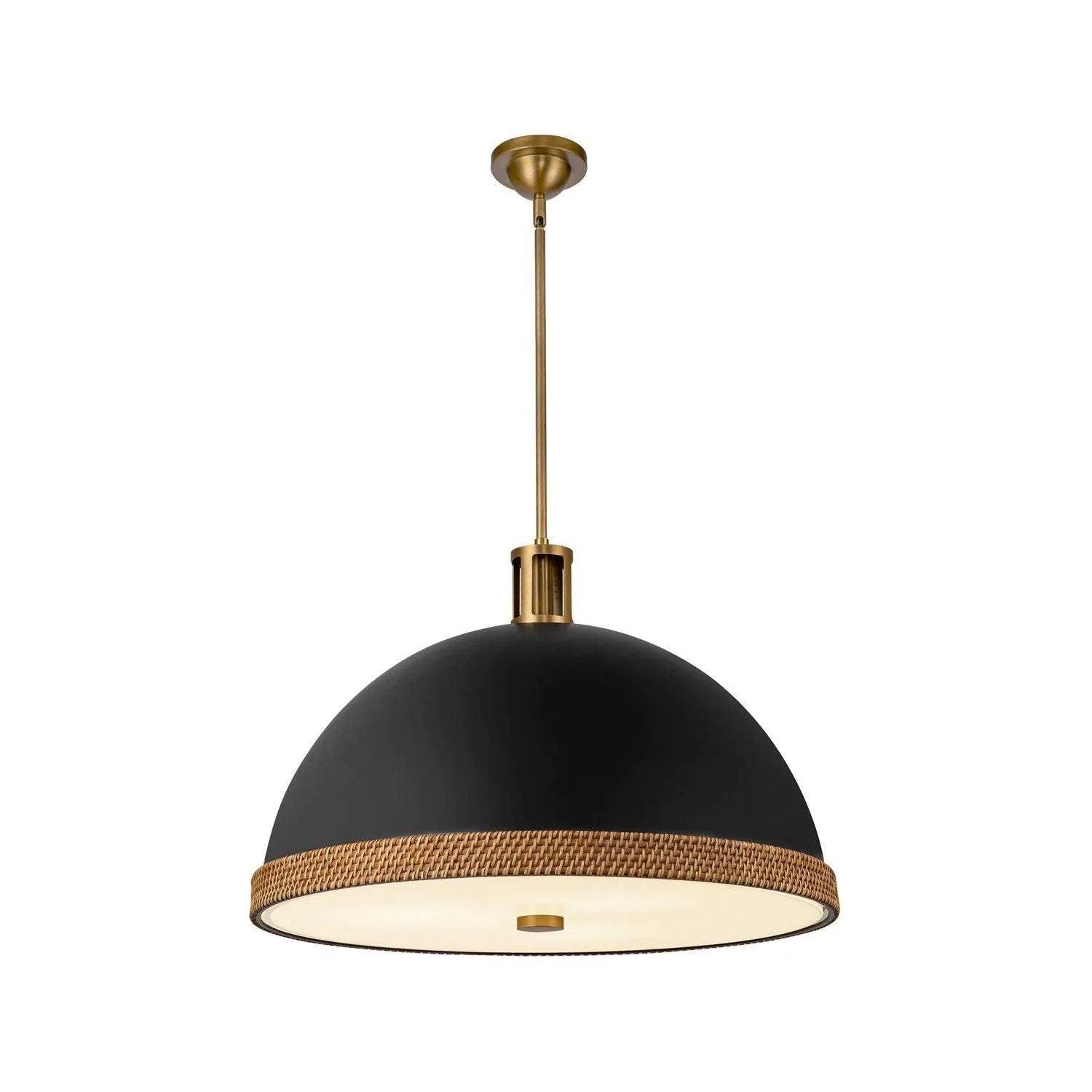 Alora Lighting - Doral Pendant - PD331024MBVB - Canada Light Shop