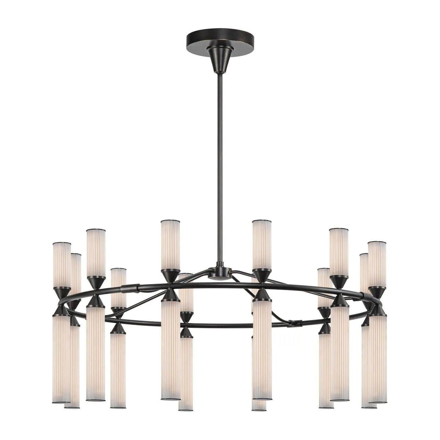 Alora Lighting - Edwin LED Chandelier - CH348038UBFR - Canada Light Shop