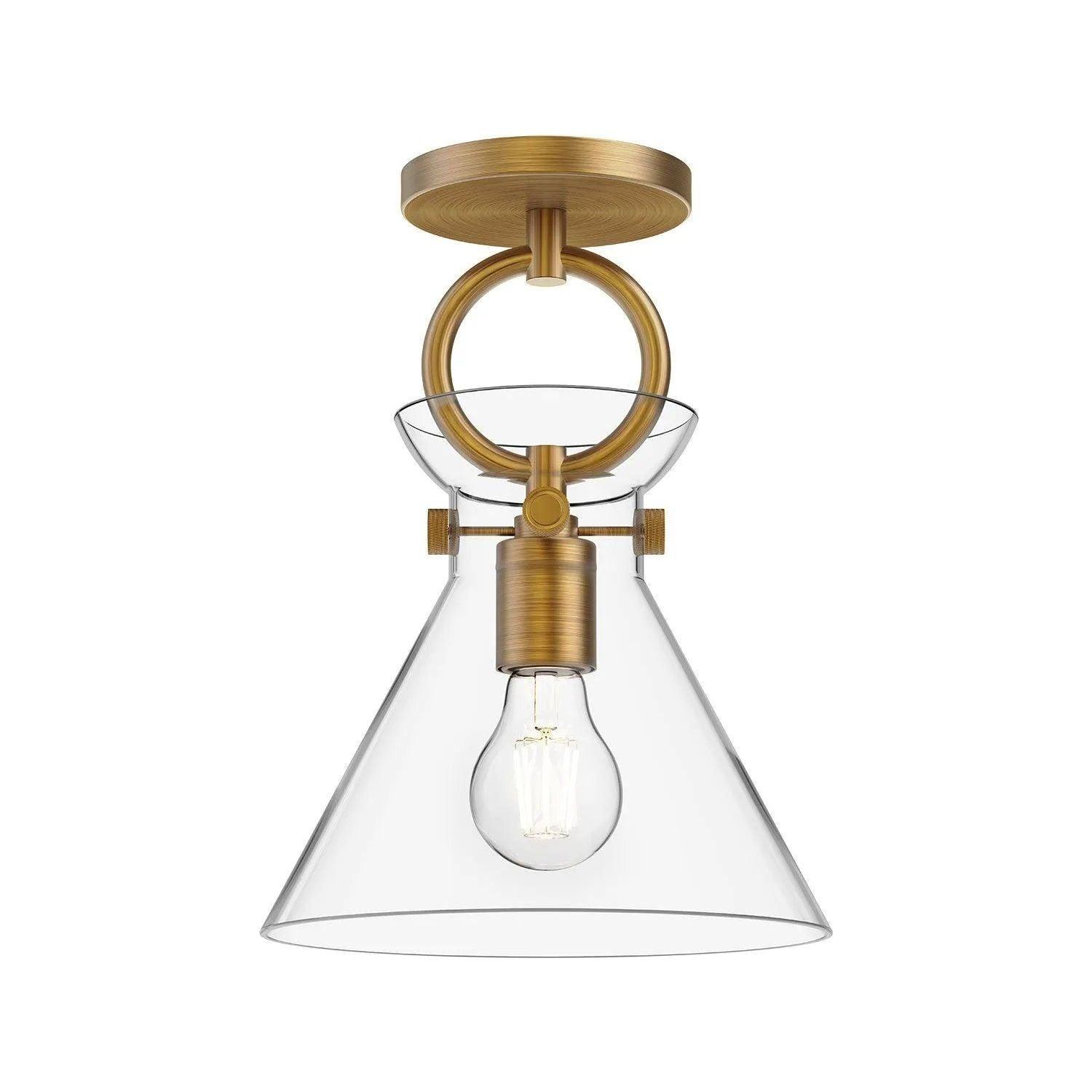 Alora Lighting - Emerson Semi-Flush Mount - SF412509AGCL - Canada Light Shop