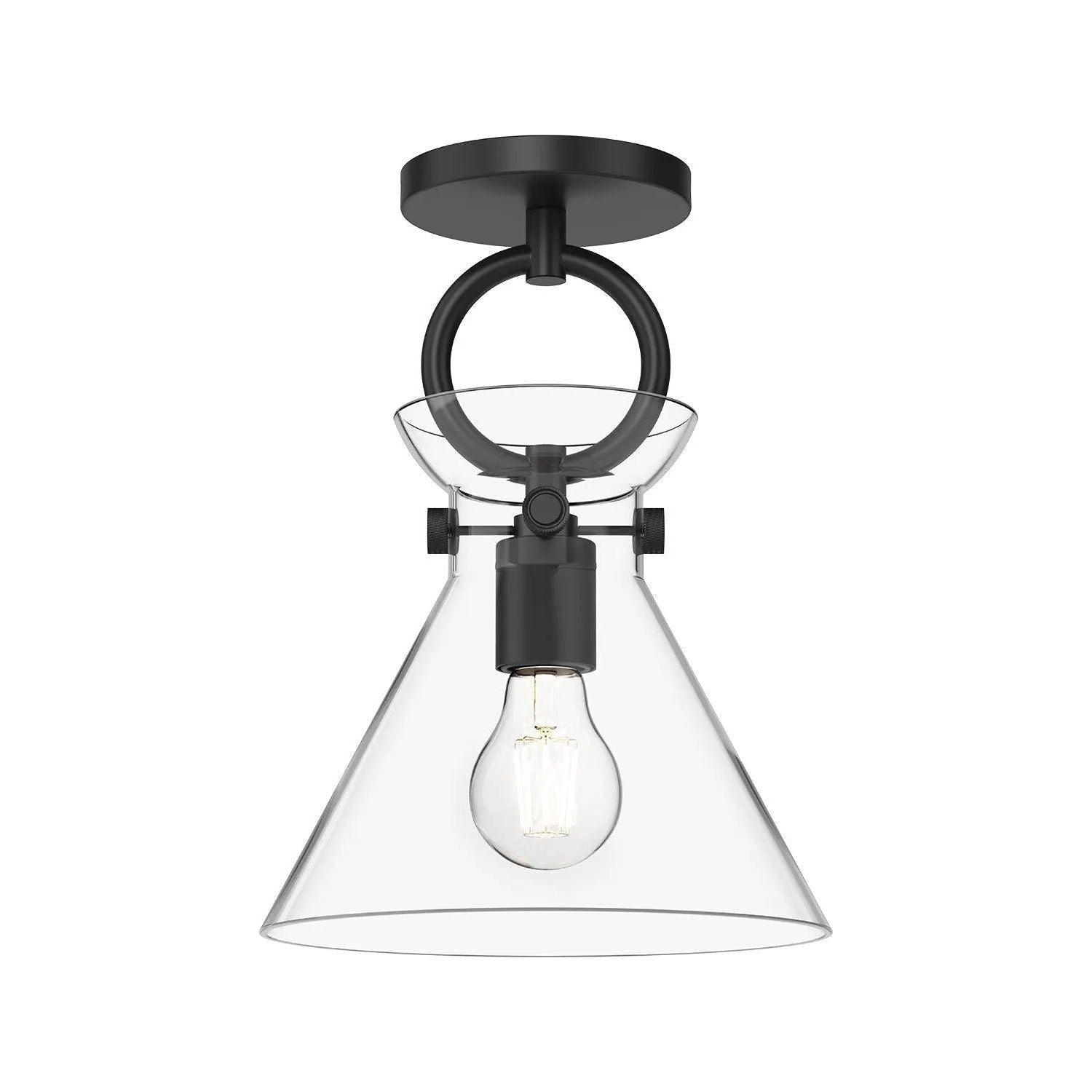 Alora Lighting - Emerson Semi-Flush Mount - SF412509MBCL - Canada Light Shop
