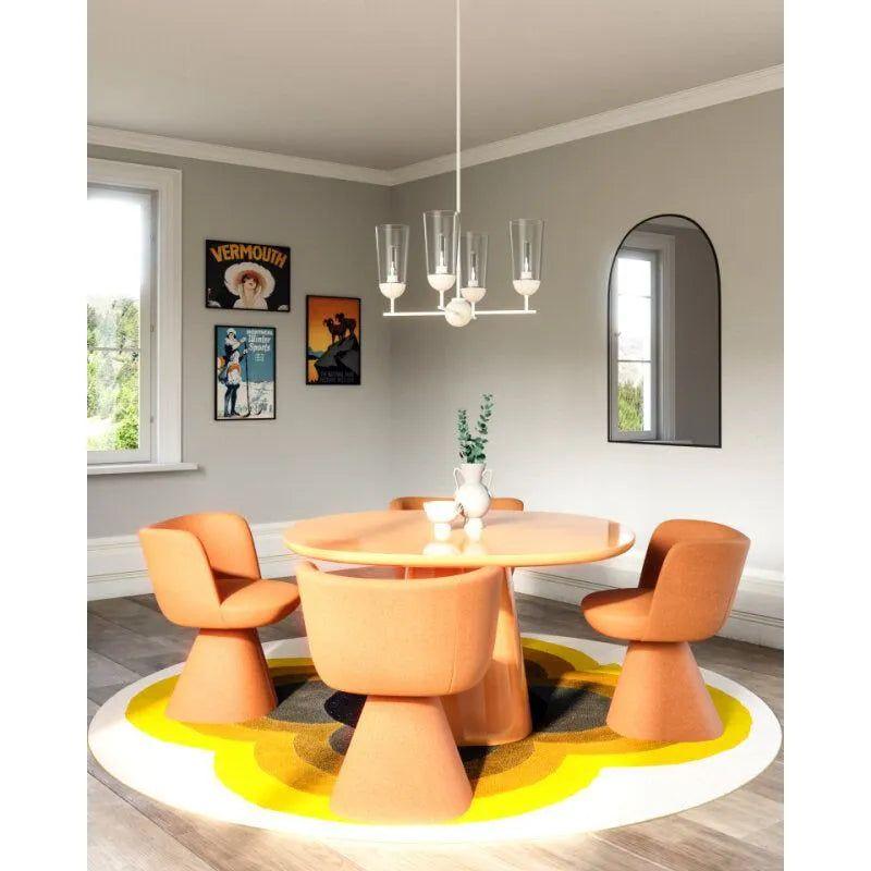 Alora Lighting - Emil Chandelier - CH542324AGWT - Canada Light Shop