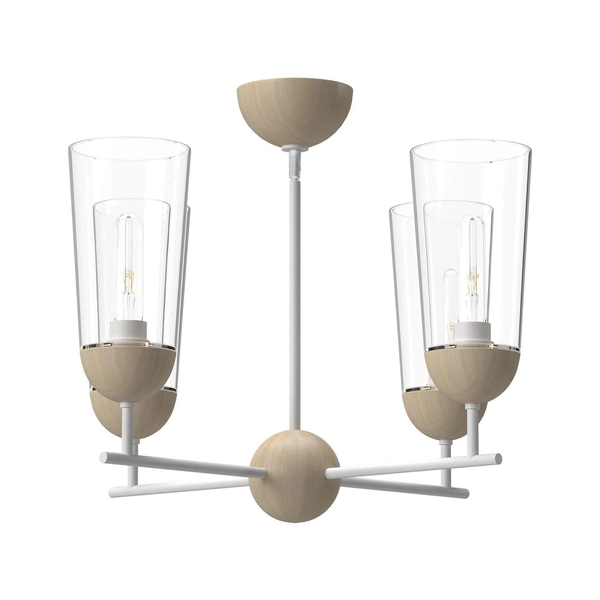 Alora Lighting - Emil Chandelier - CH542324WHWK - Canada Light Shop