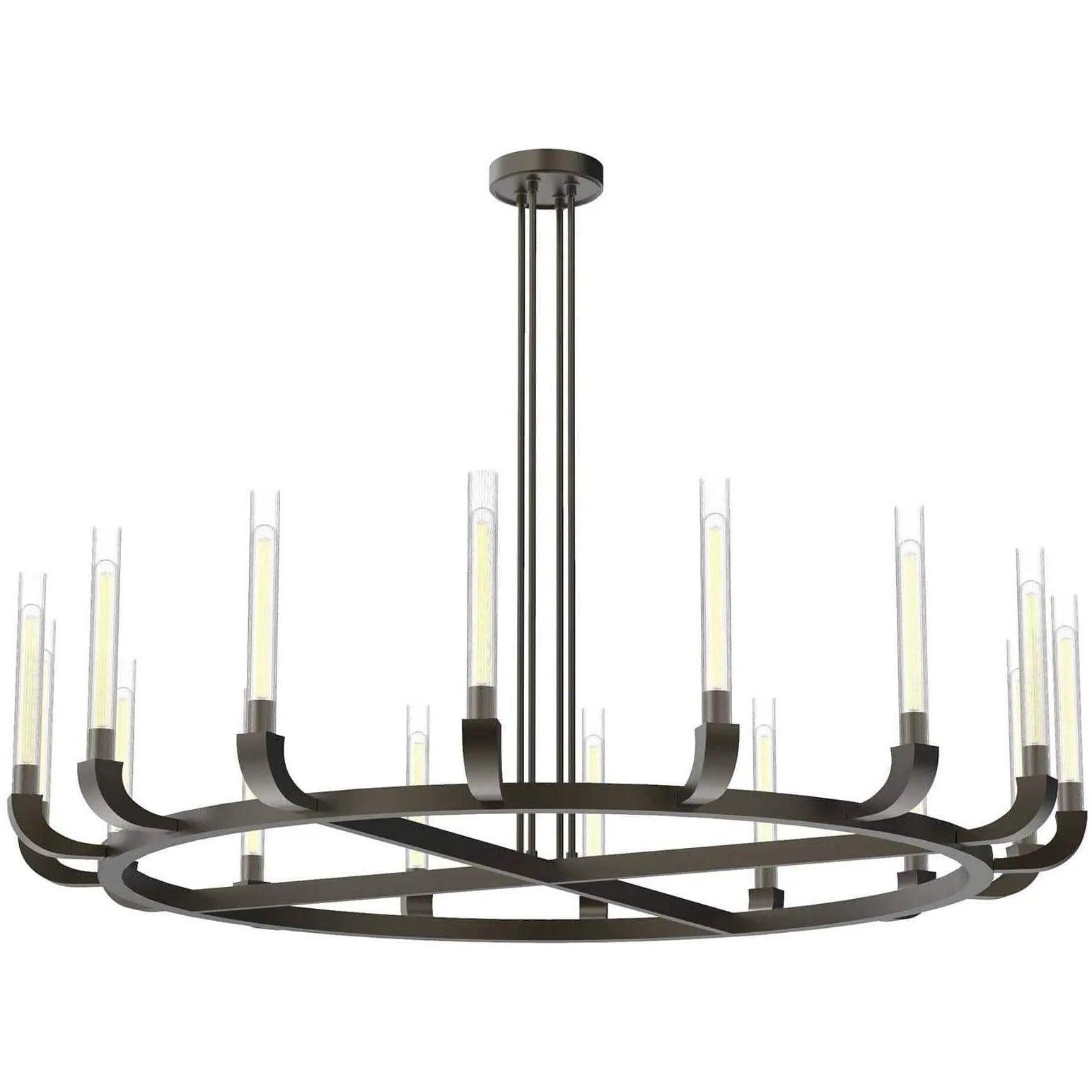 Alora Lighting - Flute Chandelier - CH316004PNCR - Canada Light Shop