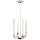 Alora Lighting - Flute Chandelier - CH316004PNCR - Canada Light Shop