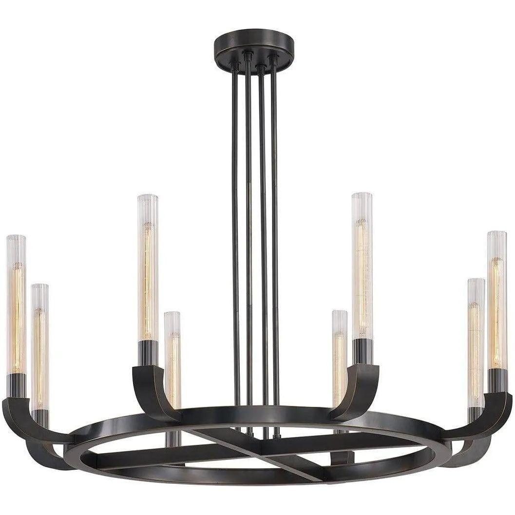 Alora Lighting - Flute Chandelier - CH316008UBCR - Canada Light Shop