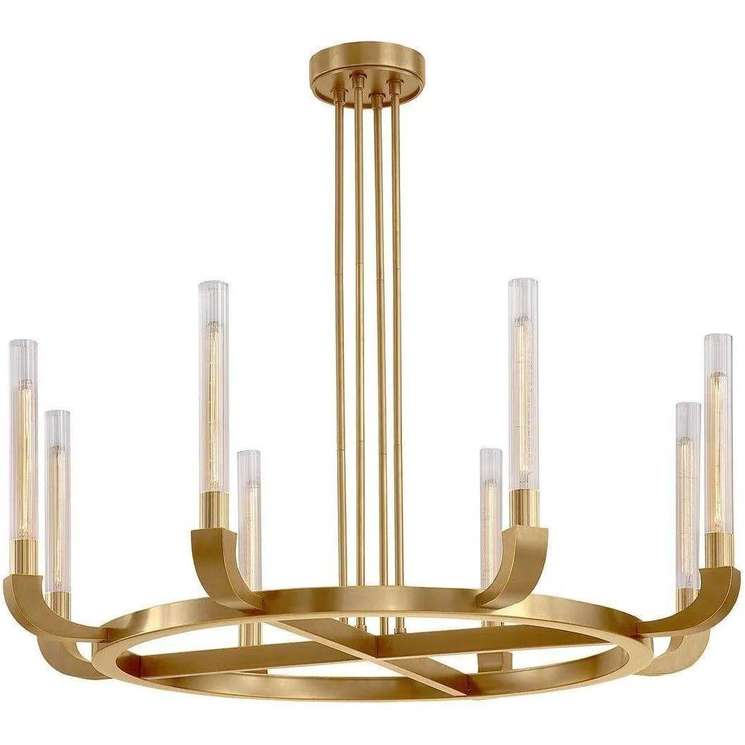 Alora Lighting - Flute Chandelier - CH316008VBCR - Canada Light Shop