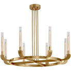 Alora Lighting - Flute Chandelier - CH316008VBCR - Canada Light Shop