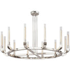 Alora Lighting - Flute Chandelier - CH316012PNCR - Canada Light Shop