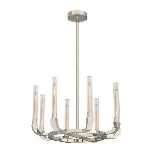 Alora Lighting - Flute Chandelier - CH316708PNCR - Canada Light Shop