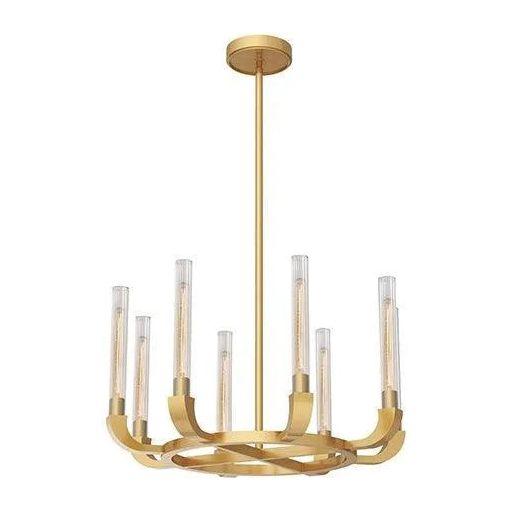 Alora Lighting - Flute Chandelier - CH316708VBCR - Canada Light Shop