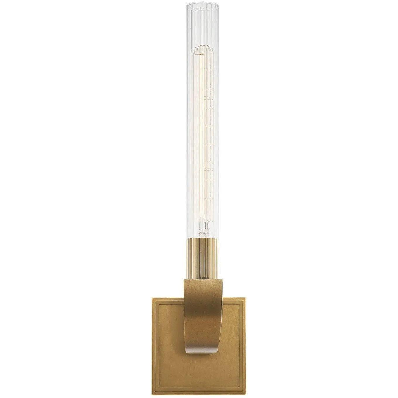 Alora Lighting - Flute Wall Sconce - WV316001VBCR - Canada Light Shop