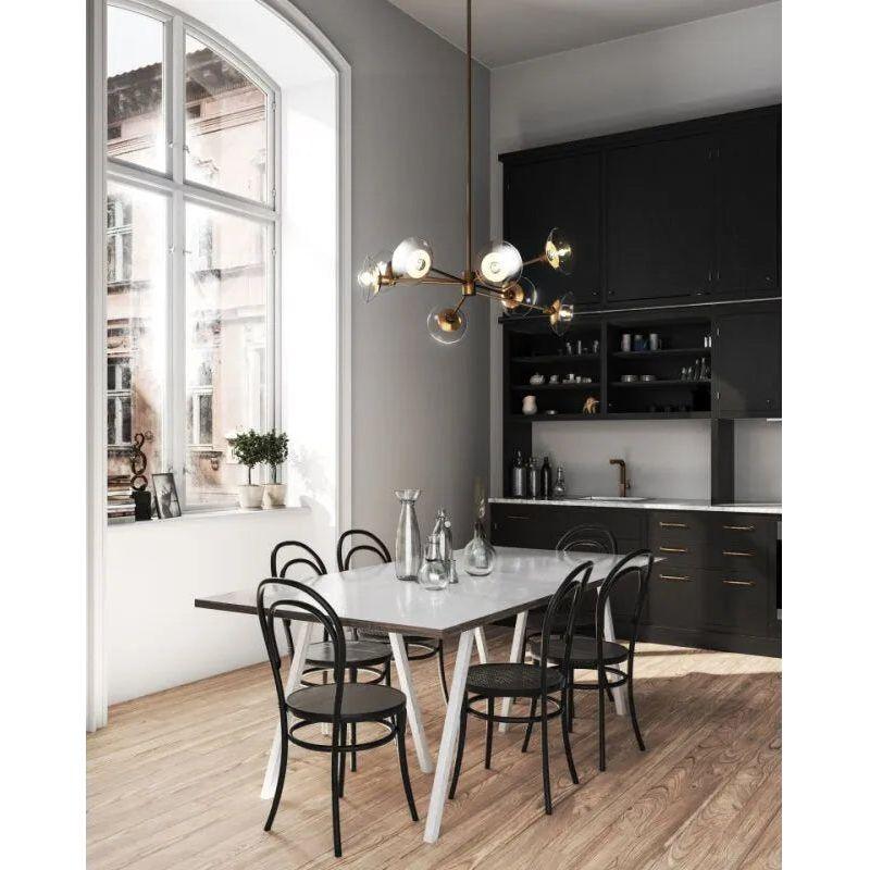 Alora Lighting - Francesca Chandelier - CH517338AGCL - Canada Light Shop