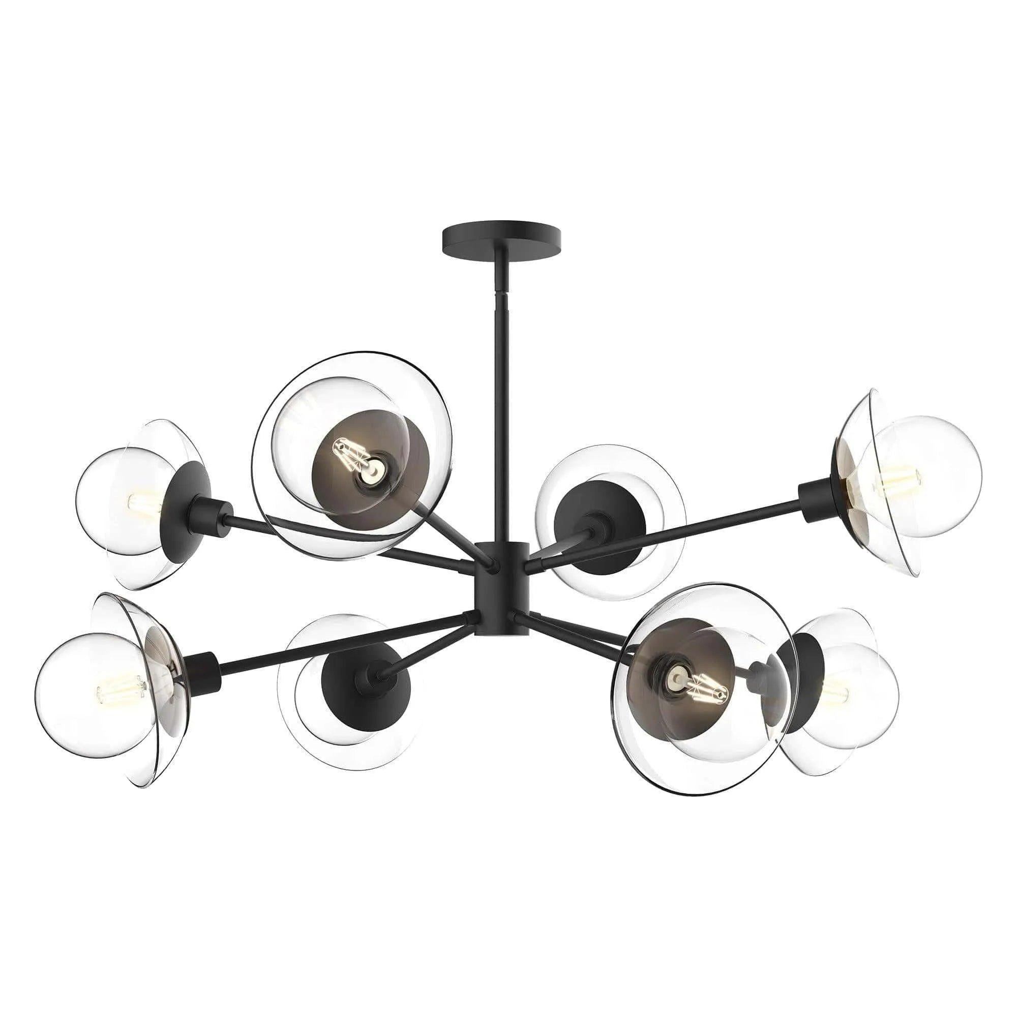 Alora Lighting - Francesca Chandelier - CH517338MBCL - Canada Light Shop