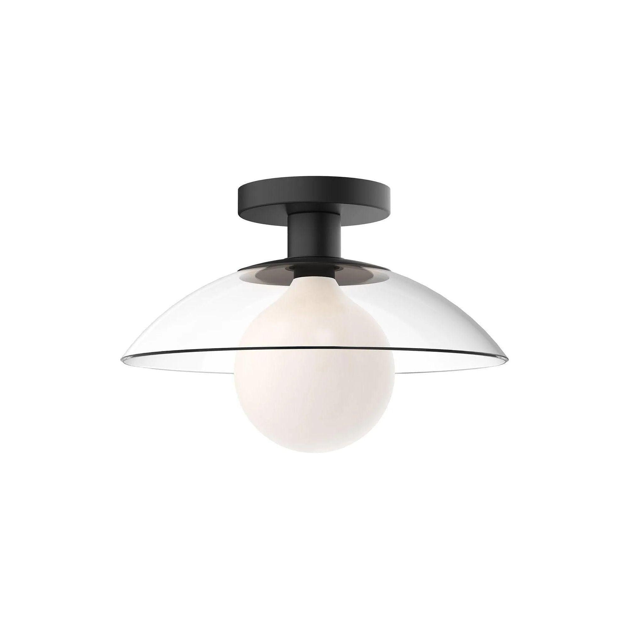 Alora Lighting - Francesca Semi-Flush Mount - SF517112MBCL - Canada Light Shop