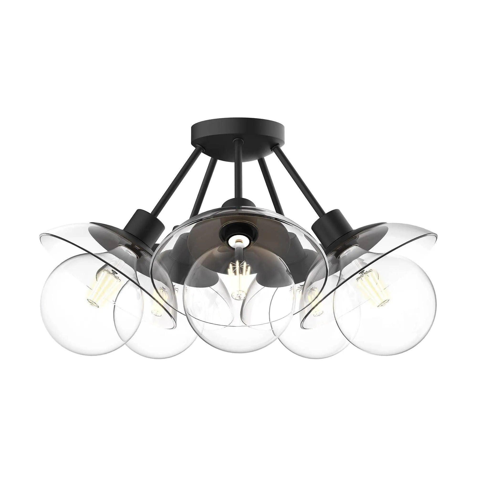 Alora Lighting - Francesca Semi-Flush Mount - SF517220MBCL - Canada Light Shop