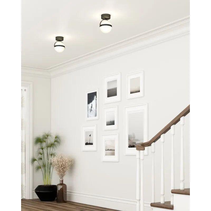 Alora Lighting - Globo LED Flush Mount - FM301001MB - Canada Light Shop