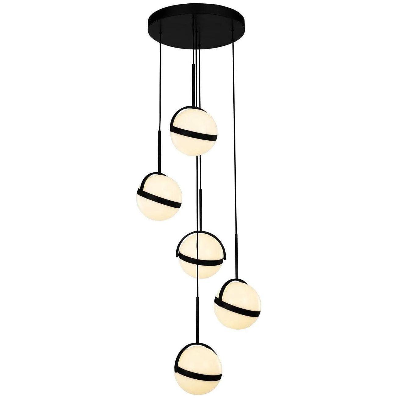 Alora Lighting - Globo LED Multi Pendant - MP301005MB - Canada Light Shop