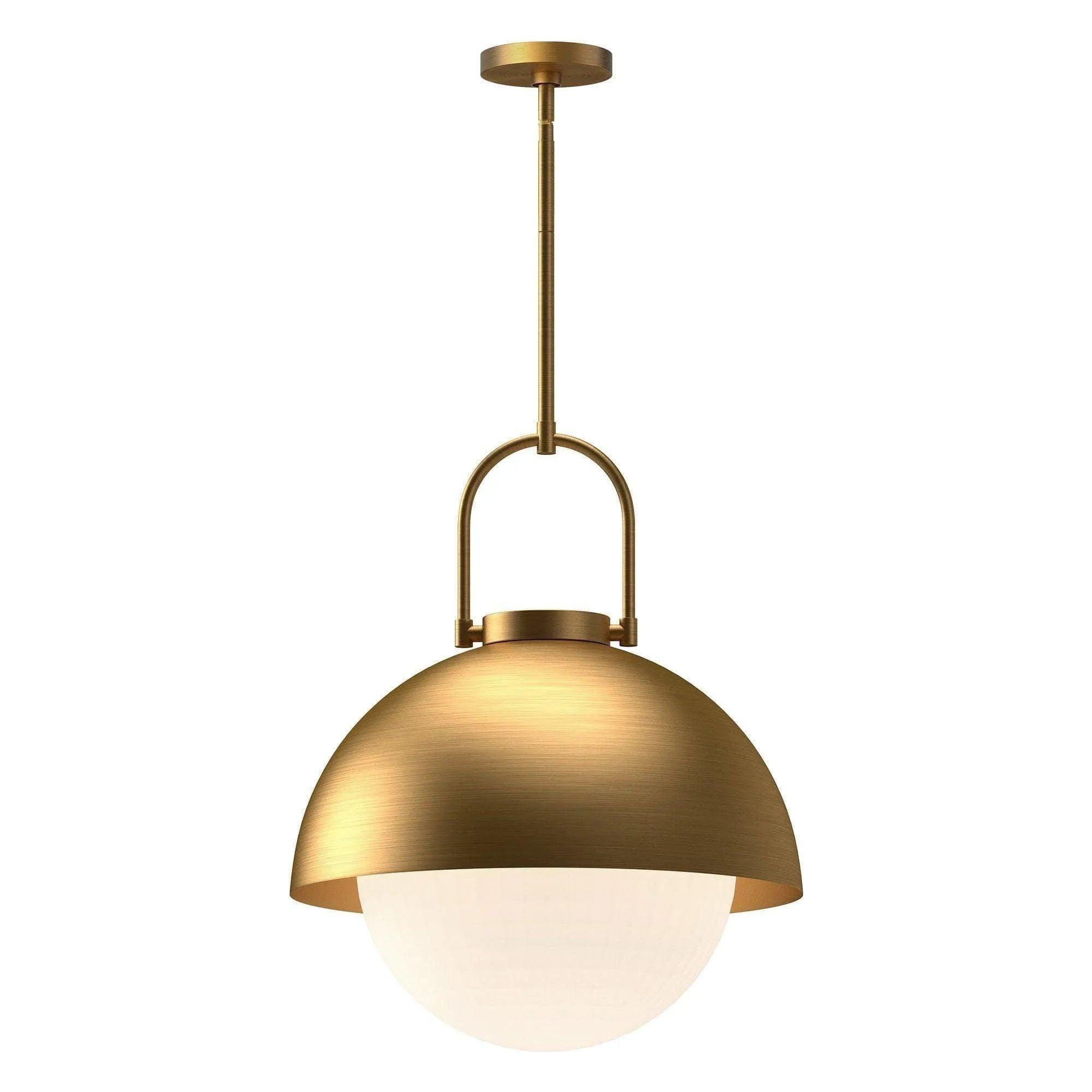 Alora Lighting - Harper Globe Pendant - PD507216AGOP - Canada Light Shop