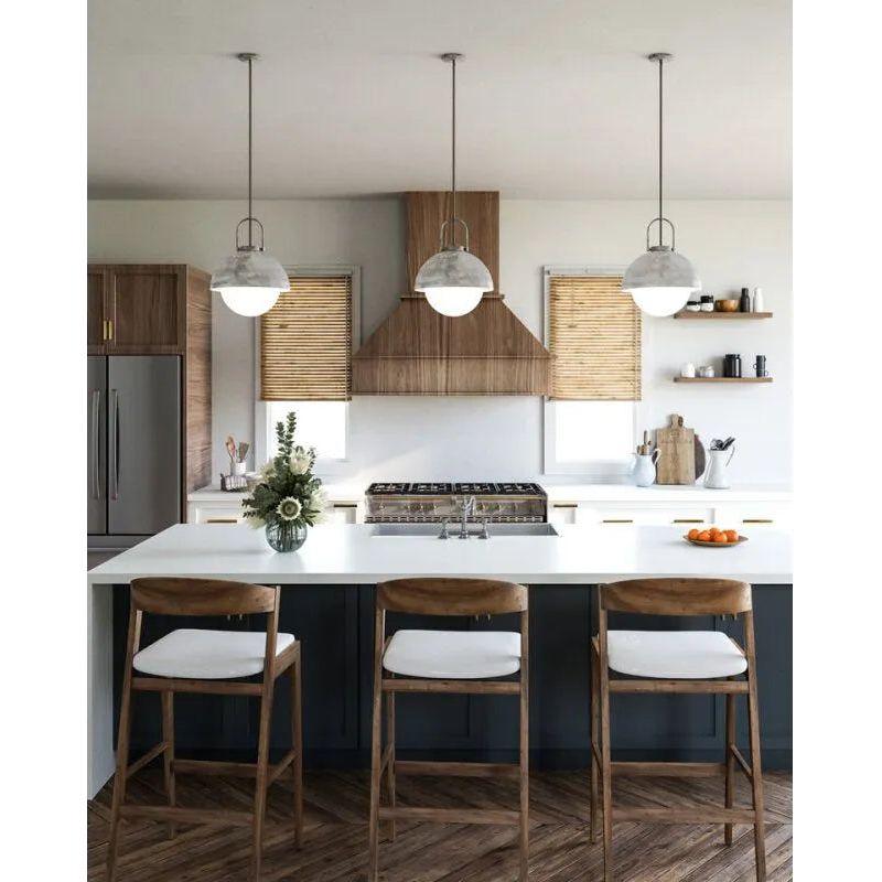 Alora Lighting - Harper Globe Pendant - PD507216AGOP - Canada Light Shop