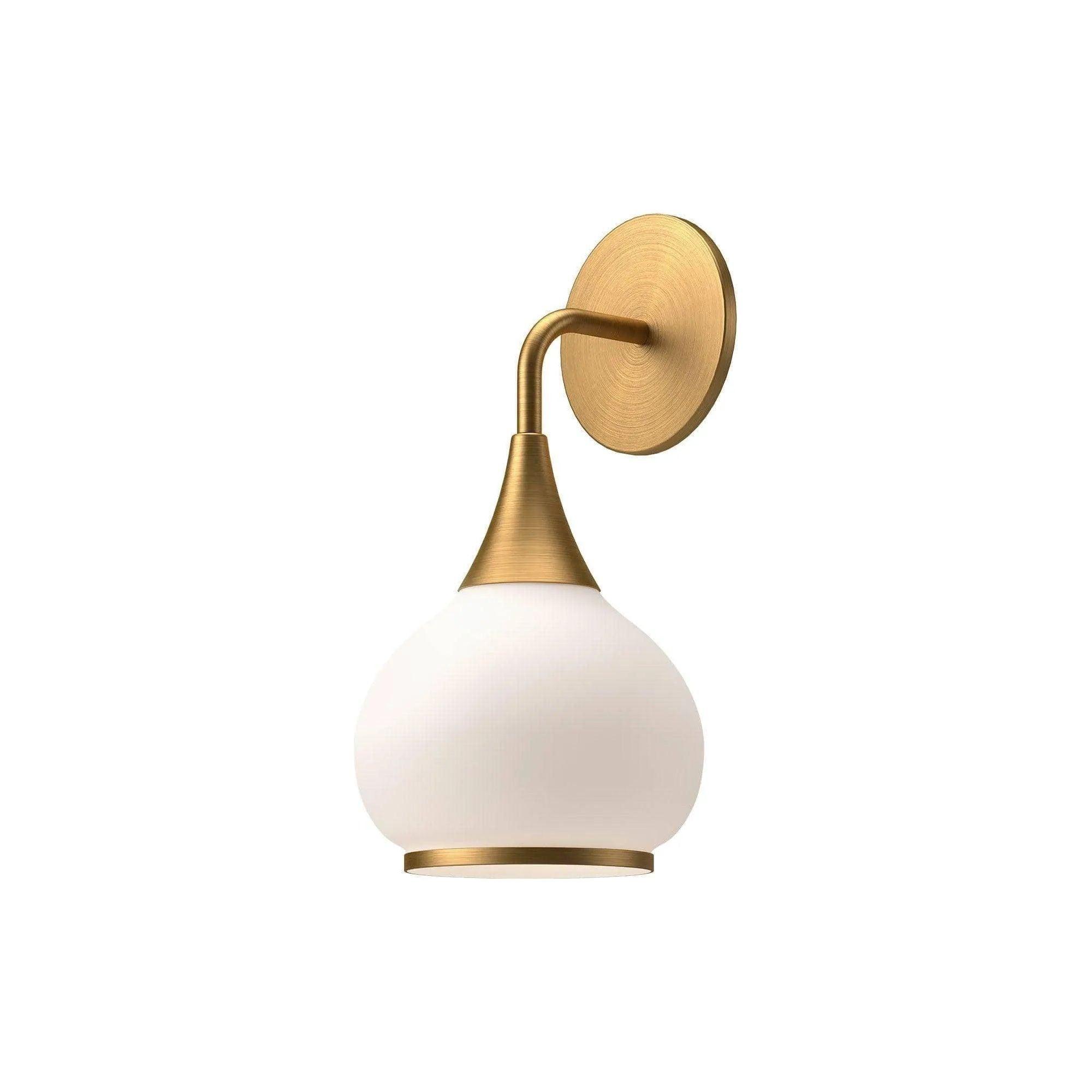 Alora Lighting - Hazel Wall Sconce - WV524006AGOP - Canada Light Shop