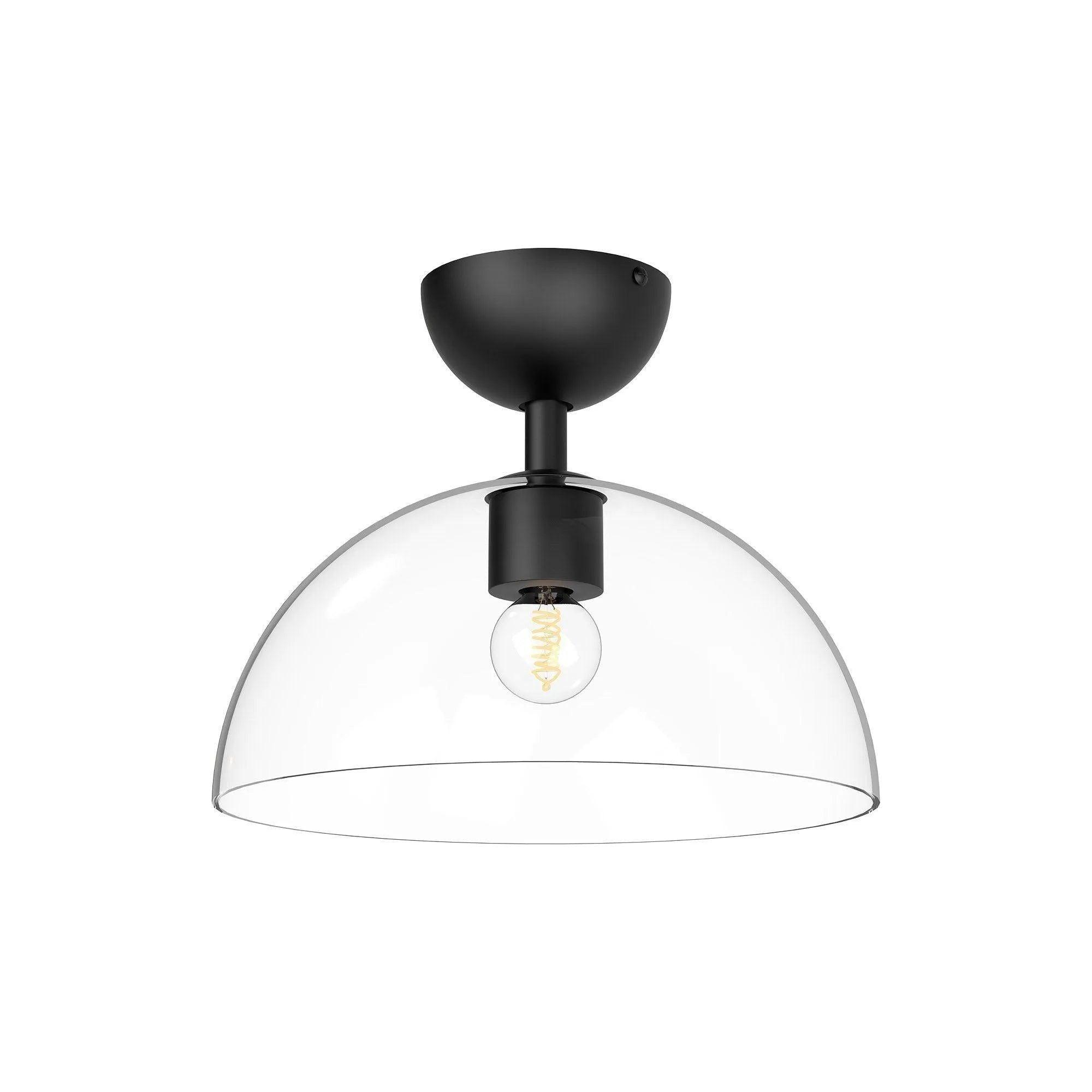 Alora Lighting - Jude Semi-Flush Mount - SF563012MBCL - Canada Light Shop