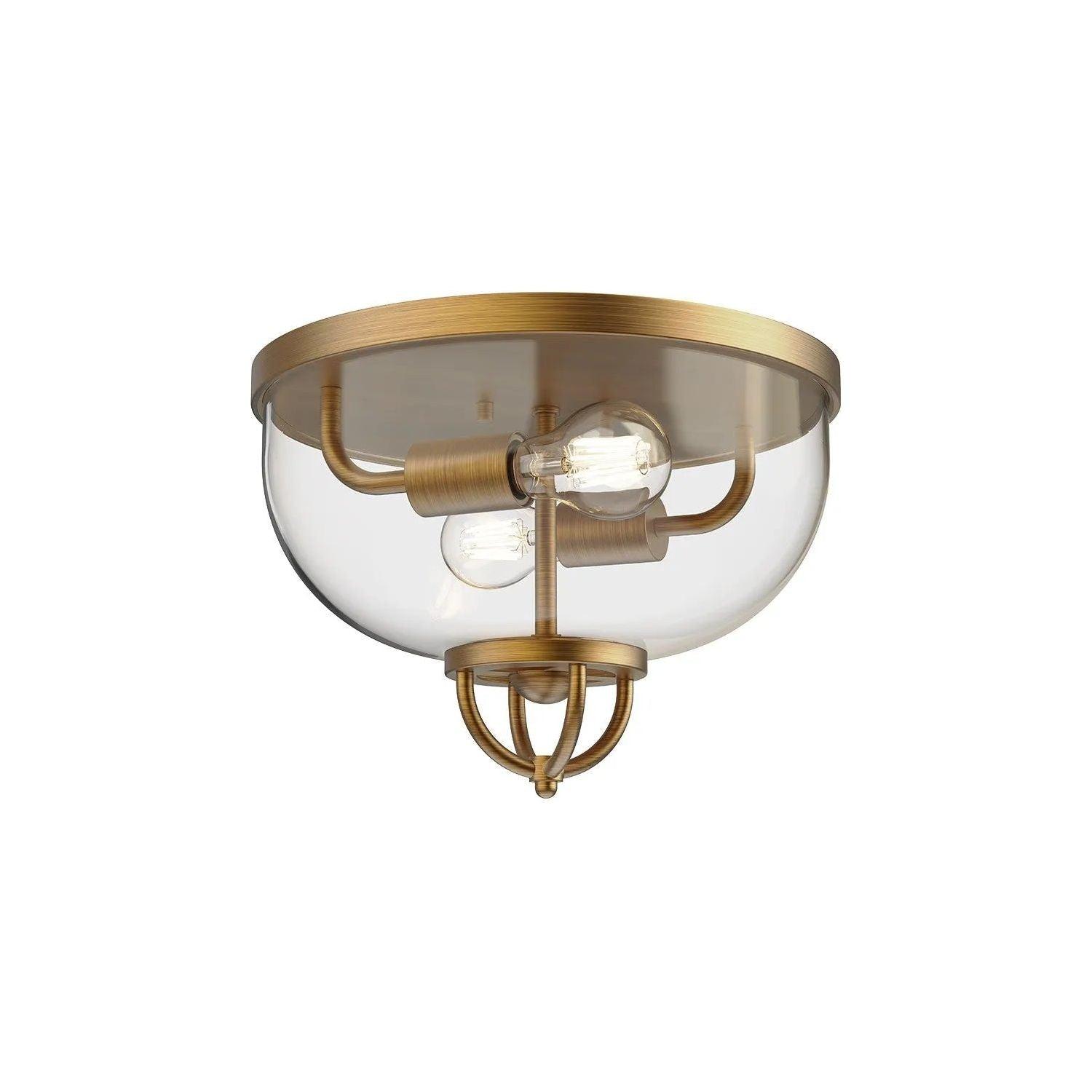 Alora Lighting - Lancaster Flush Mount - FM461102AG - Canada Light Shop