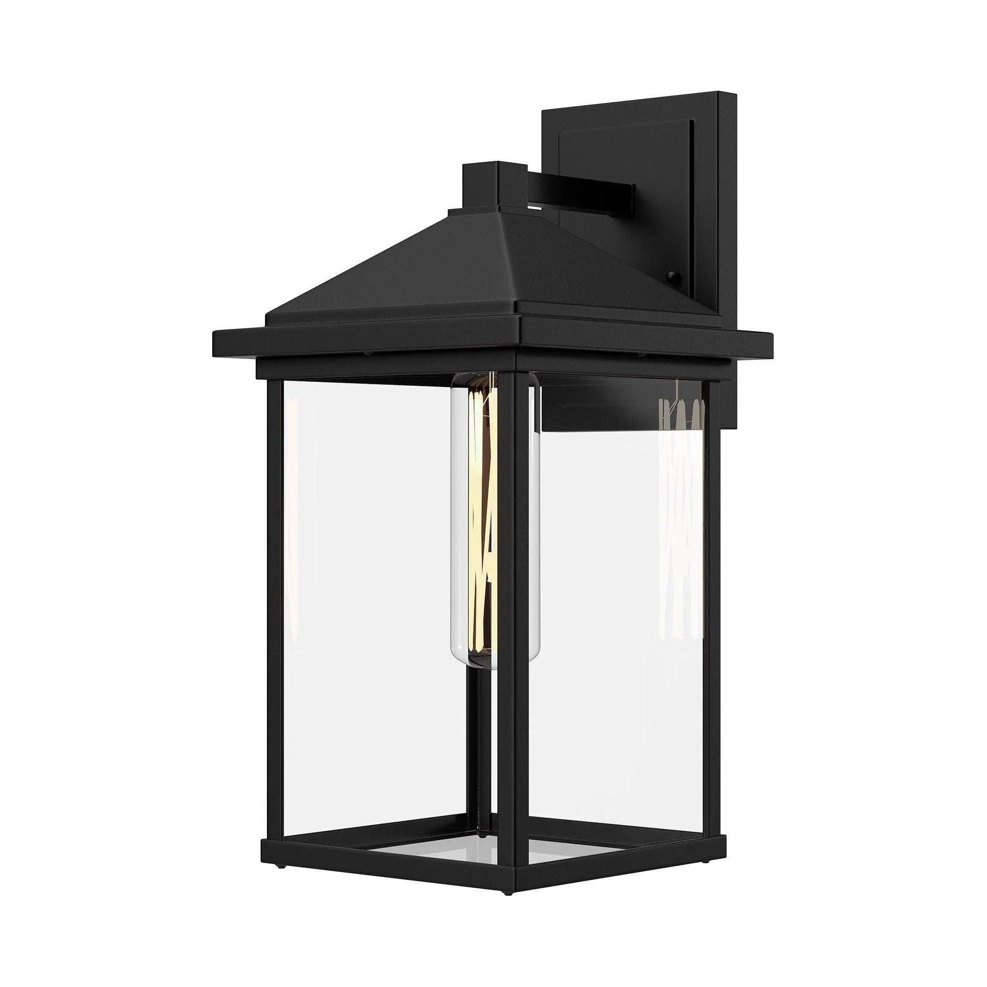 Alora Lighting - Larchmont Exterior Wall Mount - EW552007BKCL - Canada Light Shop