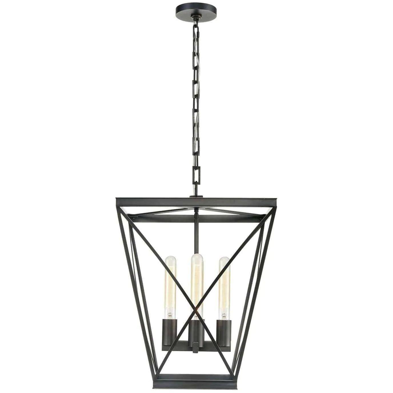 Alora Lighting - Lattice Lantern - PD309616UB - Canada Light Shop