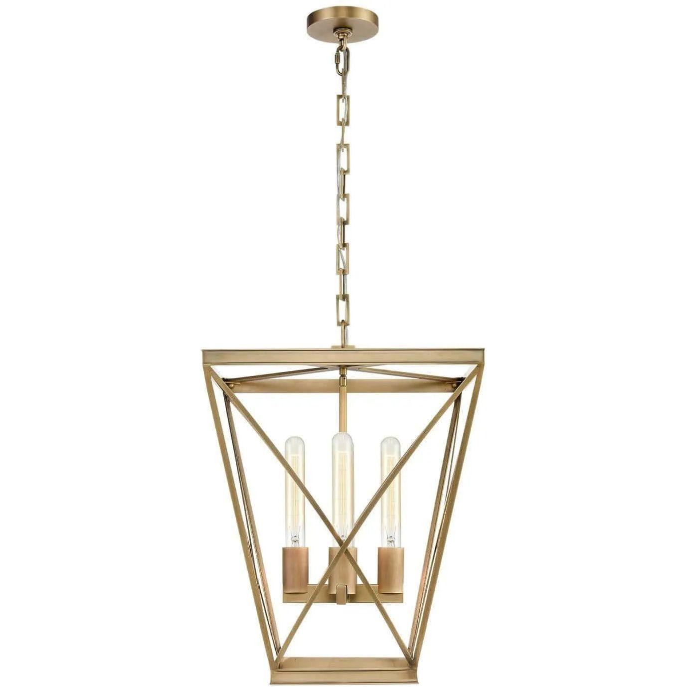Alora Lighting - Lattice Lantern - PD309616VB - Canada Light Shop