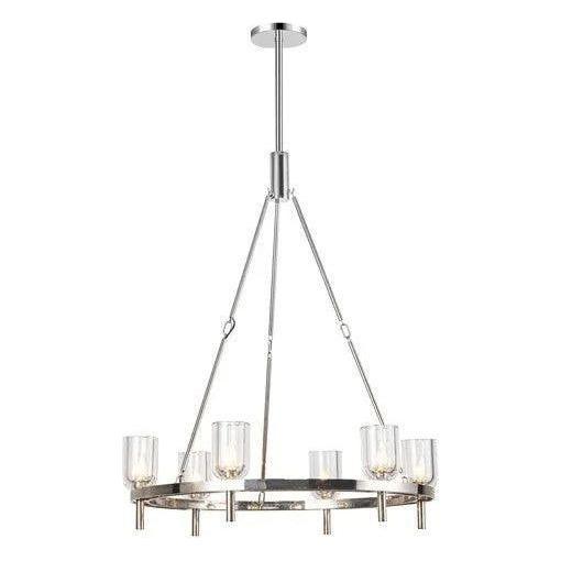 Alora Lighting - Lucian Chandelier - CH338632PNCC - Canada Light Shop