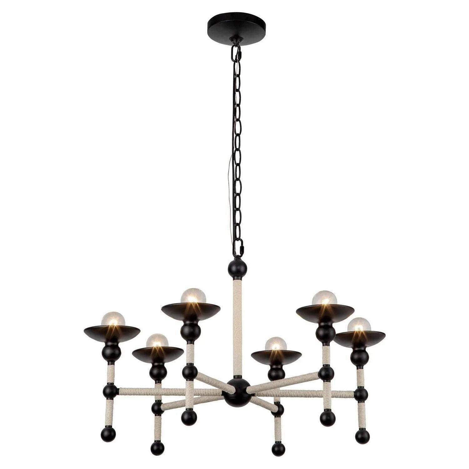 Alora Lighting - Nadine Chandelier - CH343625MBCN - Canada Light Shop