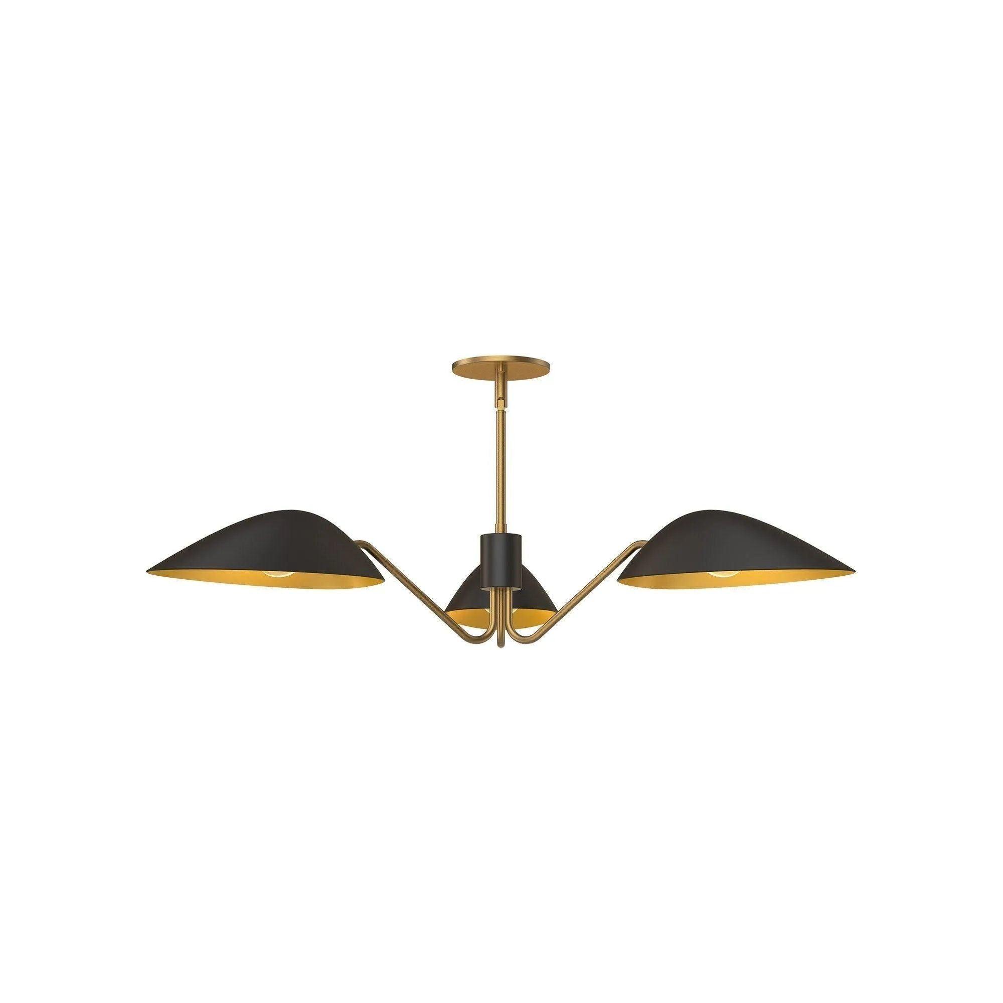 Alora Lighting - Oscar Pendant - PD550336MBAG - Canada Light Shop