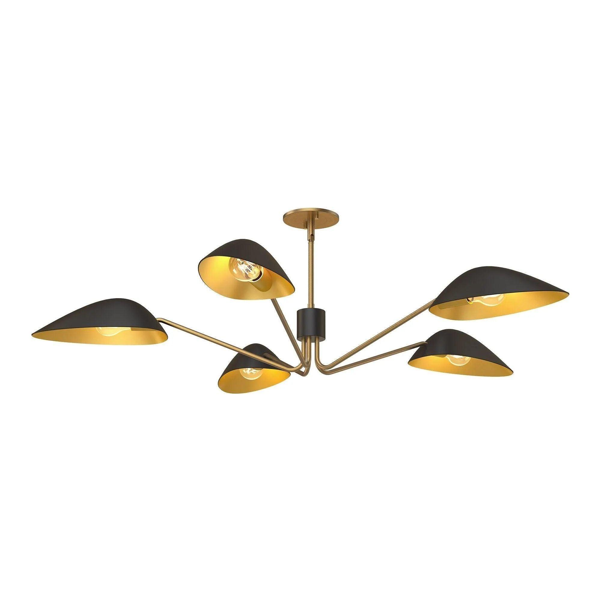 Alora Lighting - Oscar Pendant - PD550545MBAG - Canada Light Shop