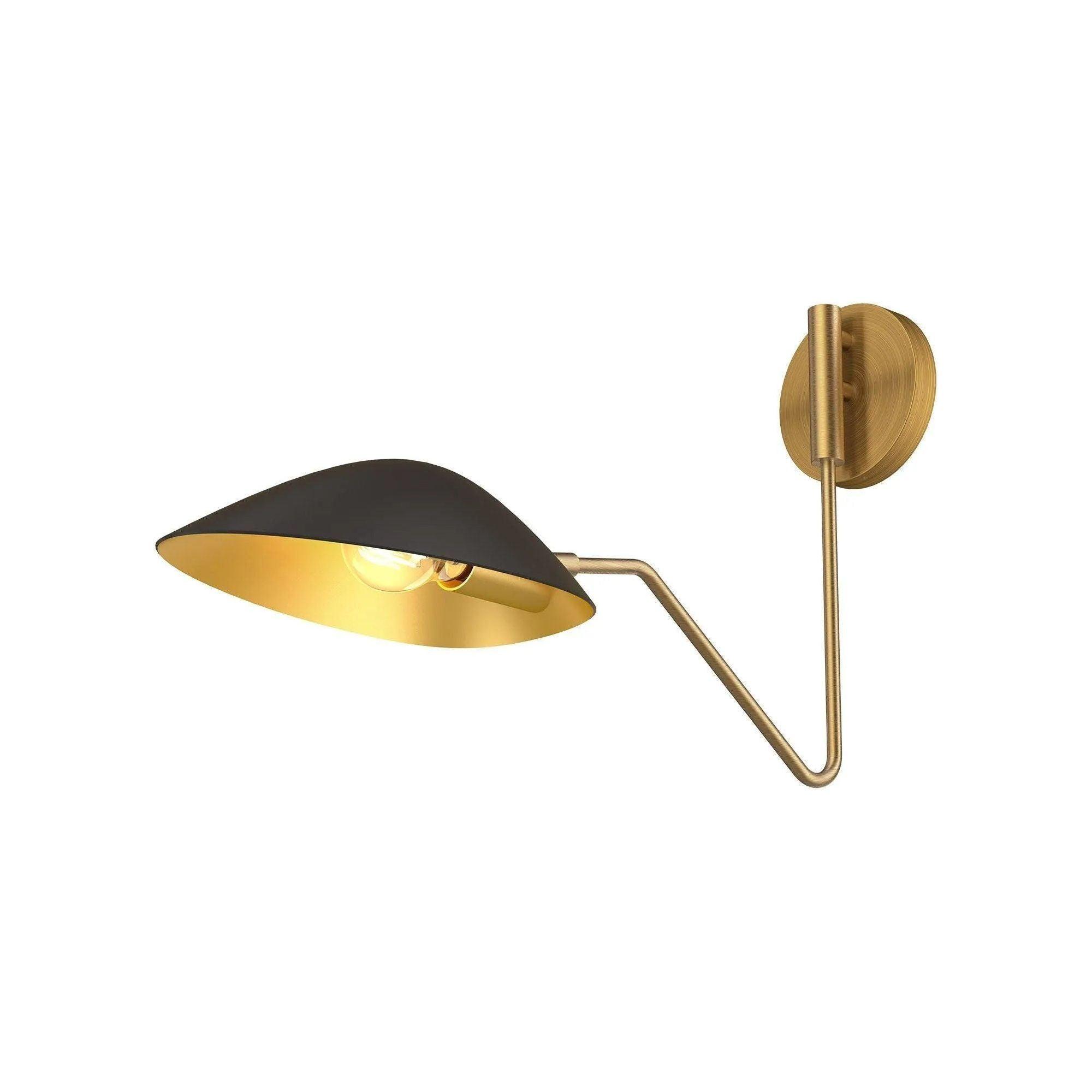 Alora Lighting - Oscar Wall-Swing Sconce - WV550006MBAG - Canada Light Shop