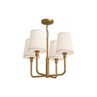 Alora Lighting - Plisse Chandelier - CH628423AGOP - Canada Light Shop