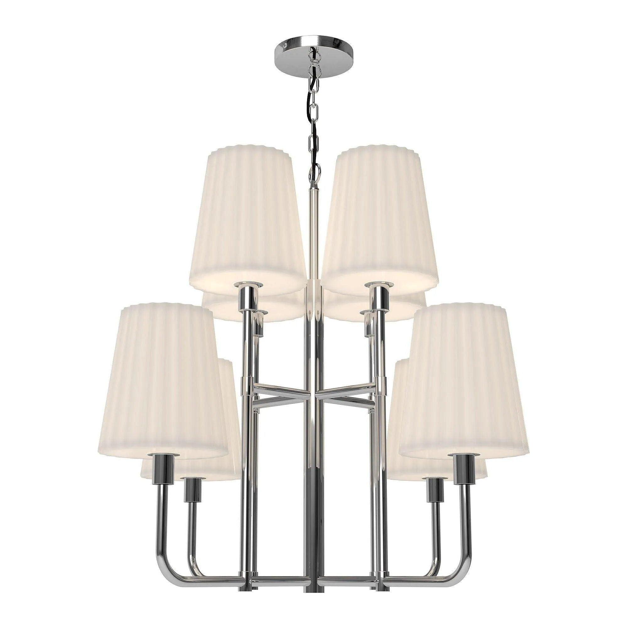 Alora Lighting - Plisse Chandelier - CH628830CHOP - Canada Light Shop