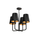 Alora Lighting - Plisse Metal Shade Chandelier - CH528423MB - Canada Light Shop