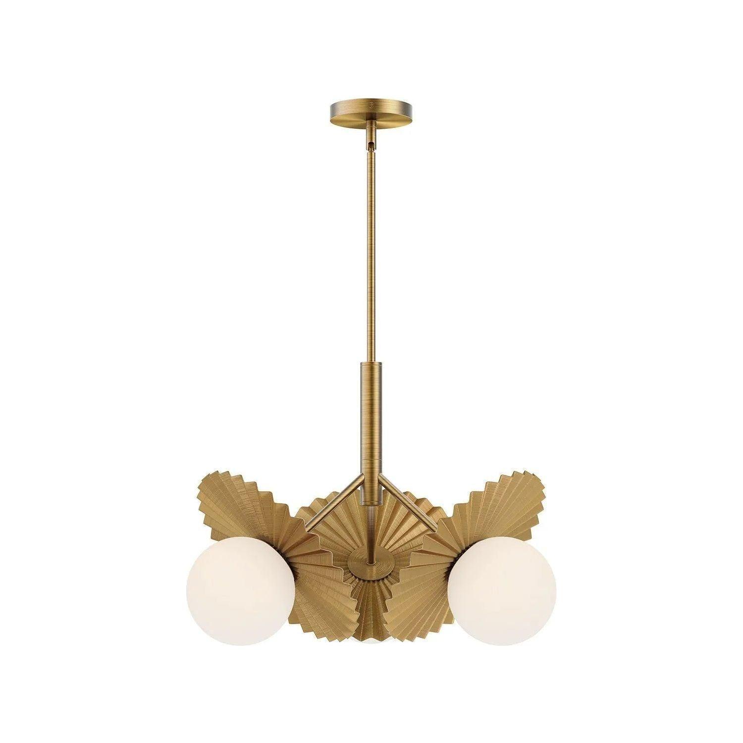 Alora Lighting - Plume Chandelier - CH501322BGOP - Canada Light Shop