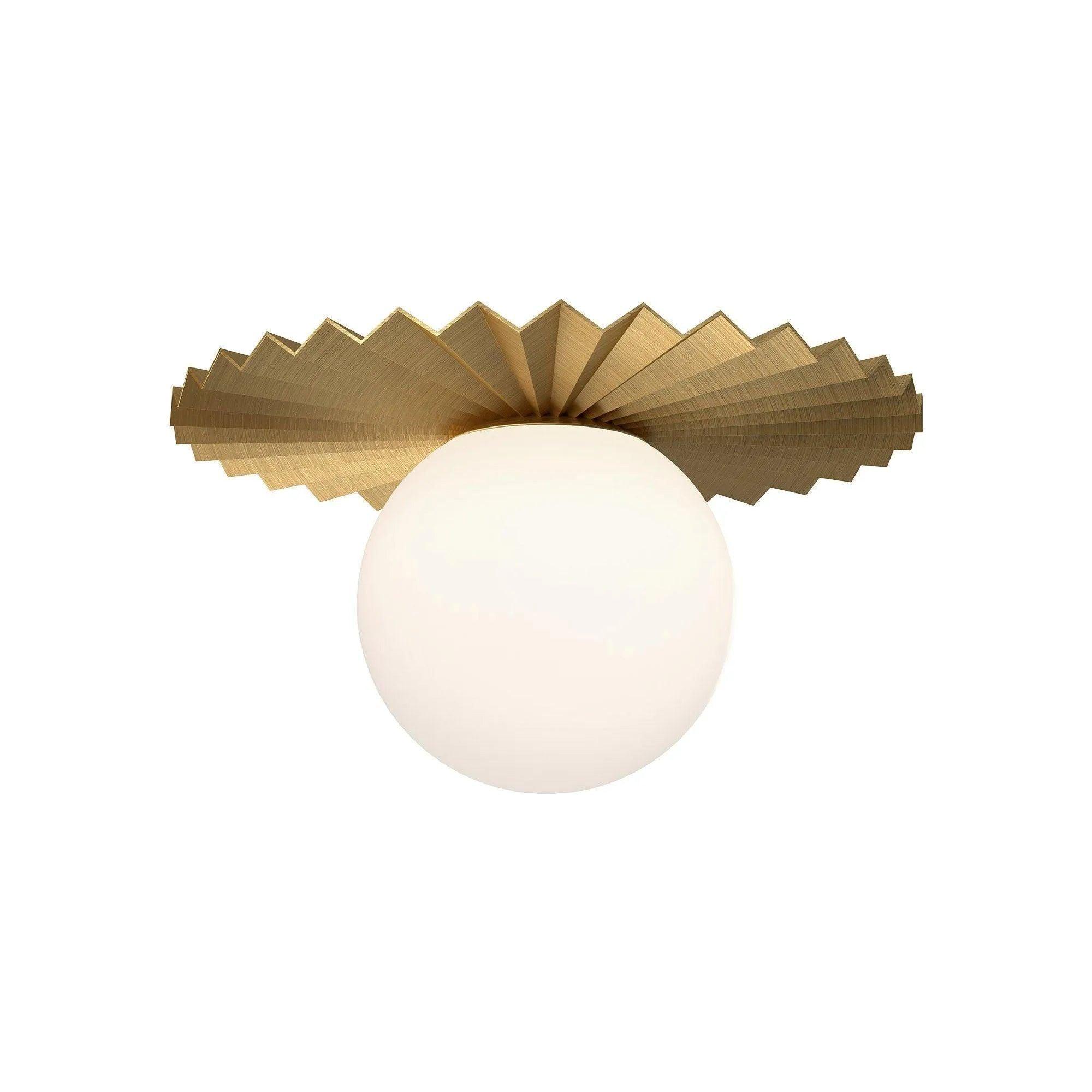 Alora Lighting - Plume Flush Mount - FM501212BGOP - Canada Light Shop